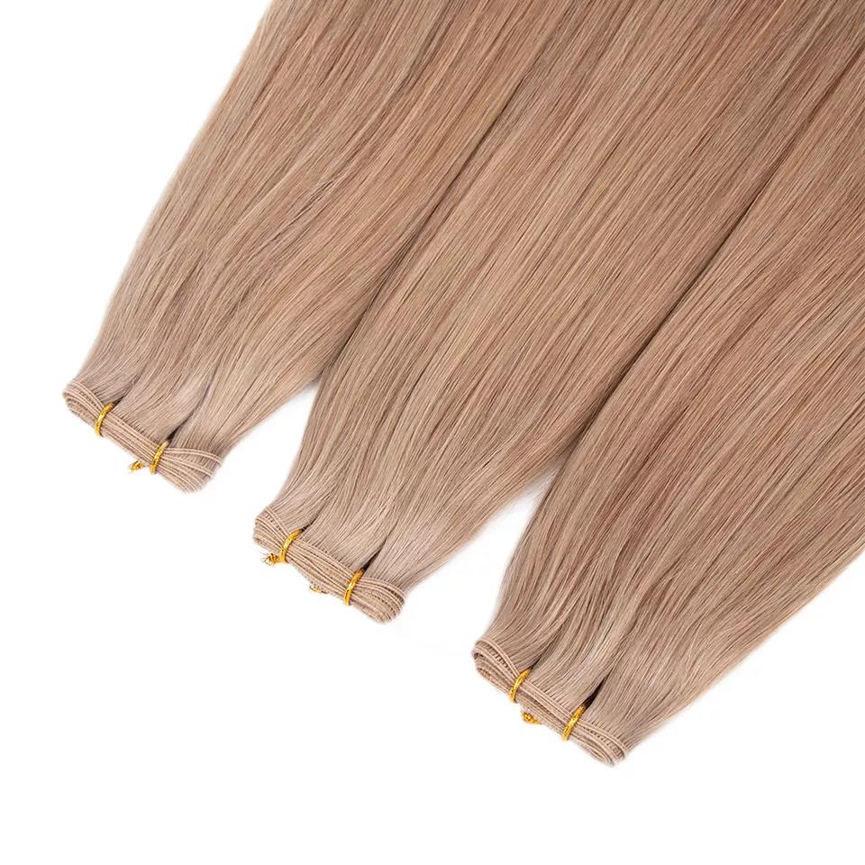 New Arrival 100% Human Hair Thick Ends Can Be Cut Invisible Genius Weft Hair Extension